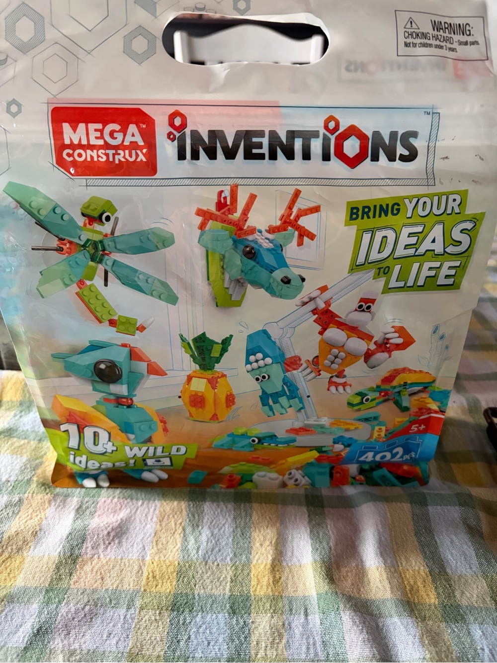 Mega Construx Inventions Wild Pack, a 402-piece building set designed for ages 5